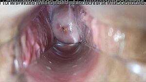 Amateur close-up homemade vaginal orgasm
