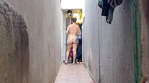 Naked for Delivery Guy He Fucks Me Hardcore Huge Ass Perfect Tits Petite Blowjob