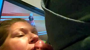 Divinity Delivers Intense Deepthroat Cum Facial