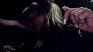 milf demi blue gets punished with hard slappings and whippings until she cries 😢