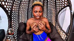 Oh Yes, Betty's Creamy Pussy Rammed on a Swing with Big Black Cock!