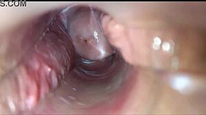 Amateur close-up homemade vaginal orgasm