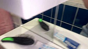 compilation of public peeing at friends' houses and outdoors pov