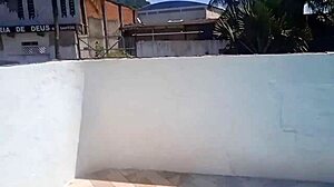 he caught me masturbating by the pool and slammed his cock hard into me