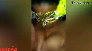 spanish woman gets cum on her ass