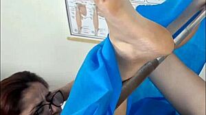 naughty wife lets gynecologist play with her pussy