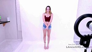 high-fashion brunette talent gets fucked at modeling audition 😏
