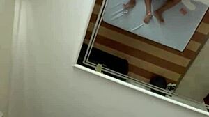 Brazilian Babe Gets Her Ass Fucked in Double Penetration on the Beach with Husband Watching and Kissing