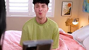 Catching my asian stepcousin in a dirty act