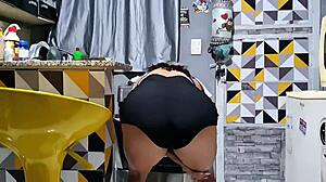 Delivery guy can't wait for the order