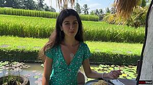 Public Cumwalk In Cafe Eating Pasta Carbonara With Sperm On Face