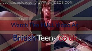 British blonde 18-year-old college student gets her pussy licked and eaten by an older neighbor