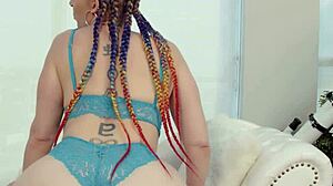 i am sarah jay drilling my pussy with dildo in lingerie reaching orgasm