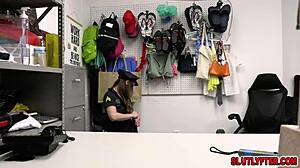 Mira Monroe impresses officer with her skills, leading to a store theft scenario