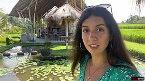 Public Cumwalk In Cafe Eating Pasta Carbonara With Sperm On Face