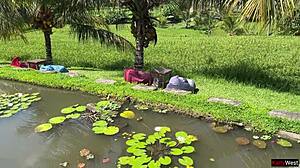 Public Cumwalk In Cafe Eating Pasta Carbonara With Sperm On Face