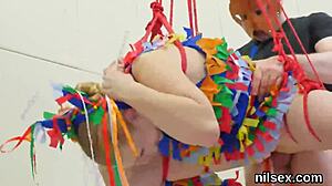 Naughty sweetie brought to anal asylum for brutal treatment!