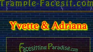 two on one facesitting action