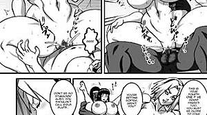 naruto and hinata get intimate in a casual hentai scene