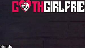 Curvy tattooed goth girlfriend enjoys cum-filled adventures