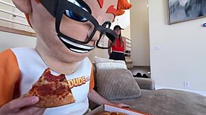 Addison Vodka slams athletic ass on rod