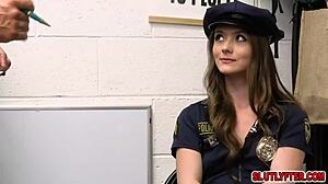 Mira Monroe impresses officer with her skills, leading to a store theft scenario