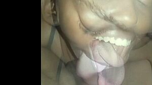 i watch this black ebony babe give an intense blowjob with passion