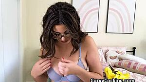 Roomie's Boobies Grew Bigger, Time to Fuck Them Hard with Passion