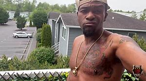 Getting Kinky Rome Major Mounts Her Big Ass With Monster Cock In Doggystyle Riding And Cum On Tits