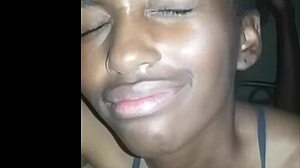 i watch this black ebony babe give an intense blowjob with passion