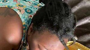 Goddess Worships Big Black Cock In Mirror!