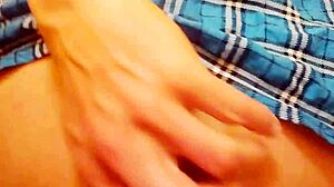 from viewer's point, anal tranny action