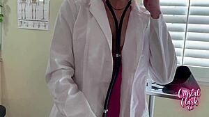 visiting my buddy's doctor wife for a checkup