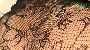 Doggy style with big ass in lingerie