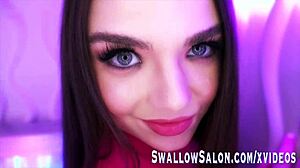 Megan Marx Deepthroats And Swallows At Salon!