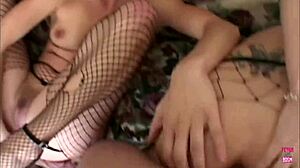 bombshells play with sex toys and fucked anally in threesome 😉