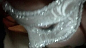 masked amateur explores deep oral technique