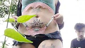 Curvy Brazilian Novinha Enjoys Showing Herself To Guys In The Woods