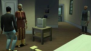 Indian Mom And Daughter Get Anal Fucked By Big Cock.