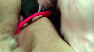 Chubby fox gets double penetration. Anal action intensifies