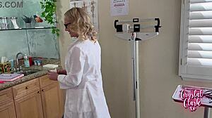 visiting my buddy's doctor wife for a checkup