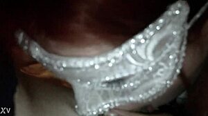 masked amateur explores deep oral technique