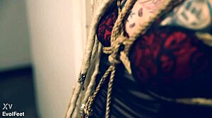 Princess Tied Up For Intense Foot Worship!