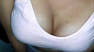 Watch this fat pussy big tits latina get her pussy fucked hard in POV