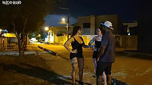 after the party, we got invited to a stranger's house and he ate our asses