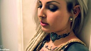 Princess Tied Up For Intense Foot Worship!