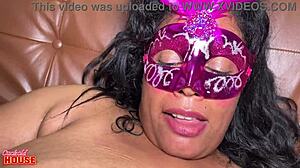 plus size wife banging hard in gangbang with fisting