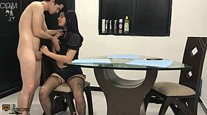 Overwhelmed with Desire, I Beg My Stepbrother for Pussy Fucking in Exchange for Money - Part 1