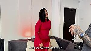 The horny photographer fucks the curvy Venezuelan MILF Kylei Ellish.