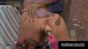 Dream Tranny Ass Up For Machine Powered Rod Compilation